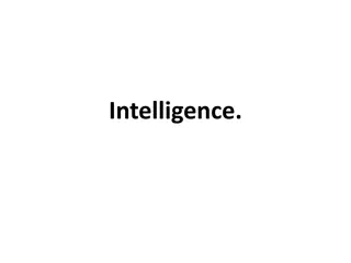 Different Theories and Types of Intelligence