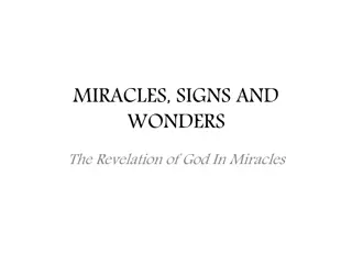 the Revelation of Miracles in Divine Context