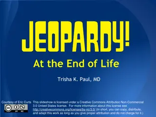 End-of-Life Goals and Perspectives - A Thoughtful Exploration
