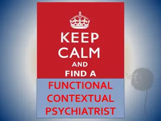 Functional Contextual Pharmacology in Psychiatry: Moving Towards Workable Medication Use