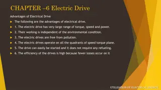 Advantages and Applications of Electrical Drive Systems