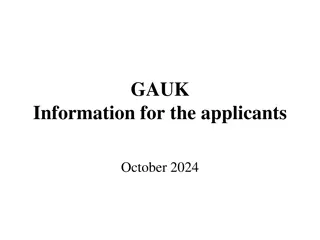 Key Information for Applicants - GAUK Grant Project October 2024