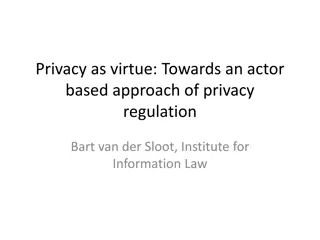 Actor-Based Approach of Privacy Regulation