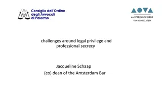 Challenges Around Legal Privilege and Professional Secrecy in Netherlands