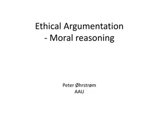 Forms of Moral Reasoning & Ethical Design Principles