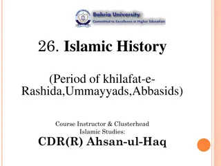 Key Figures and Events in Early Islamic History: Khilafat-e-Rashida Era