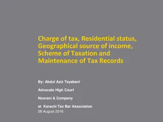 Fundamental Principles of Taxation in Pakistan