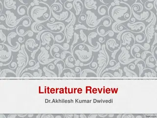 Importance of Literature Review in Research