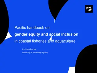 Handbook on Gender Equity and Social Inclusion in Coastal Fisheries