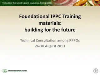 Recent IPPC Updates and Capacity Development Initiatives
