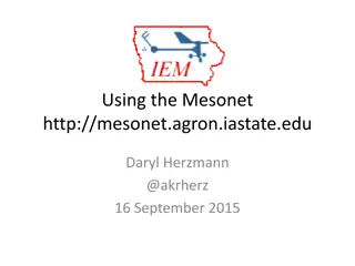 Understanding Iowa Environmental Mesonet Project