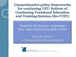 Improving Vocational Education through Comprehensive Policy Frameworks