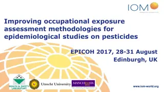 Improving Occupational Exposure Assessment Methodologies for Epidemiological Studies on Pesticides