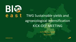 Promoting Agroecological Intensification in European Research Area