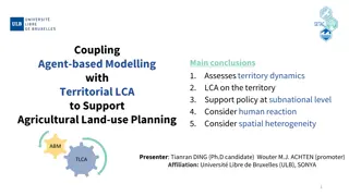 Coupling Agent-based Modelling with Territorial LCA for Agricultural Land-use Planning