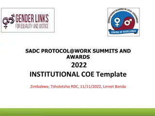 Insights into Gender Policies and Local Development Initiatives in Zimbabwe