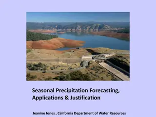 Seasonal Precipitation Forecasting Applications and Justification