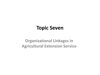 Enhancing Agricultural Extension Services Through Organizational Linkages