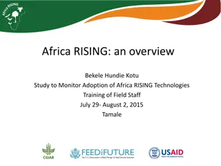 Sustainable Intensification of Farming Systems in Africa RISING Project