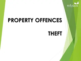 Theft Offences: Actus Reus, Mens Rea, and Appropriation