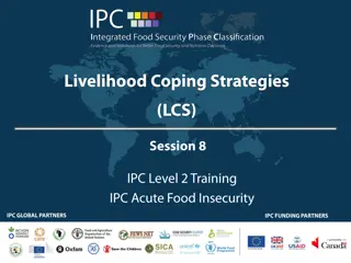 Livelihood Coping Strategies and Data Availability
