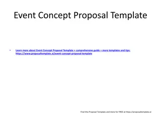 Event Concept Proposal Template - Tips and Examples for Successful Event Planning