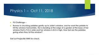 Projectile Motion Experiment: Pebbles and Window