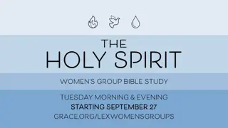 Deepening Understanding of the Spirit in Salvation History
