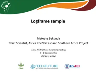 Africa RISING Project Update: Enhancing Productivity for Sustainable Farming