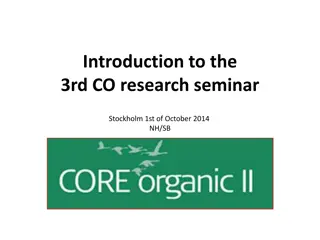 Research Seminar Highlights: Projects, Expectations, and Topics