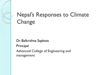 Nepal's Responses to Climate Change