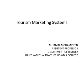 Tourism Marketing Systems and Strategies