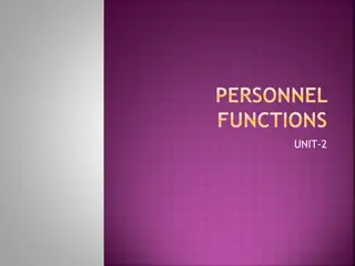 Personnel Functions in Organizations: Managerial, Operative, and General Functions Explained