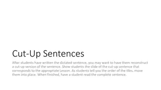 Cut-Up Sentences Activity for Engaging Learning