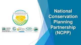 National Conservation Planning Partnership (NCPP) - Reinvigorating Conservation Planning