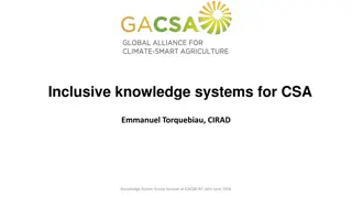 Inclusive Knowledge Systems for Climate-Smart Agriculture Conference Insights