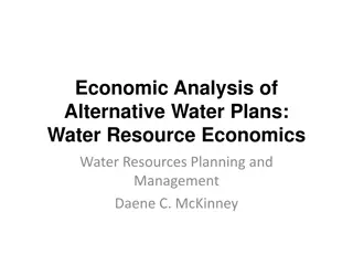 Optimizing Water Resource Management through Economic Analysis