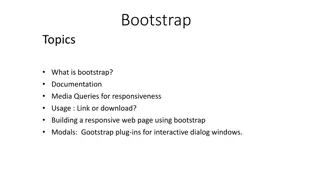 Building Responsive Web Pages Using Bootstrap Framework