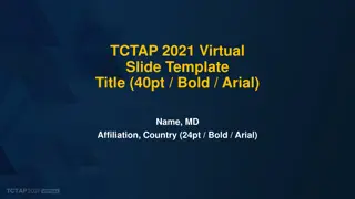 Enhancing Virtual Presentations: Slide Template Guidelines and Conclusion Message