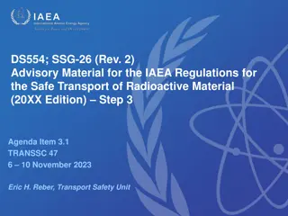 Safety Guide for Transport of Radioactive Material