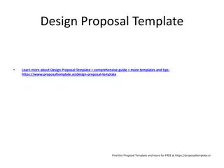 Comprehensive Guide to Design Proposal Templates and Tips