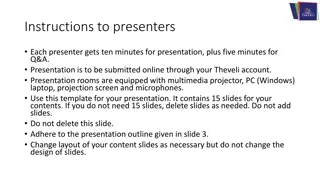 Effective Presentation Guidelines for Presenters