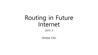 Evolution of Internet Routing