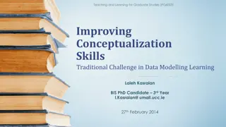 Improving Conceptualization Skills in Data Modeling for Graduate Studies
