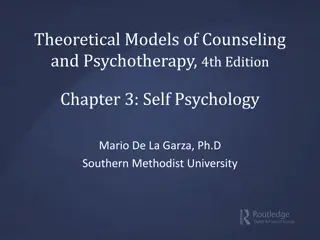 Psychodynamic Theories in Counseling and Psychotherapy