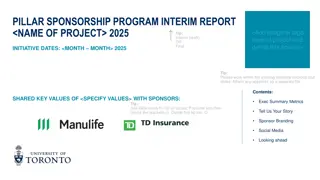 Pillar Sponsorship Program Interim Report 2025: Initiative Overview & Metrics