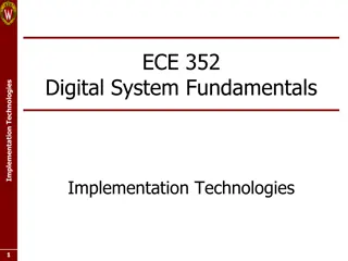 Digital System Fundamentals: Implementation Technologies Overview