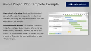 Effective Project Management Plan: Simple Template Example