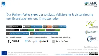 Python Package pyam for Energy System Analysis and Visualization