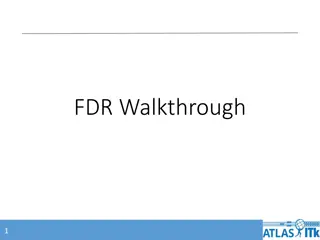 Resourceful Insights from FDR Walkthrough Sessions